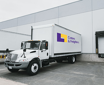 delivery truck at dock